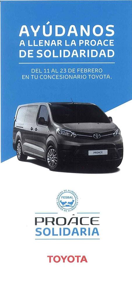 Campa A Proace Solidaria De Toyota Zafra Zafra Solidaria